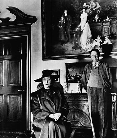 Edith and Osbert Sitwell, 1945