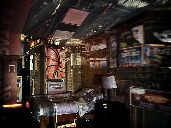Abelardo Morell
Camera Obscura: View of Times Square in Hotel Room, 2010