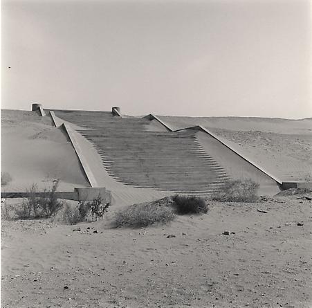 Cemetary Steps, Dunhuang, 2001