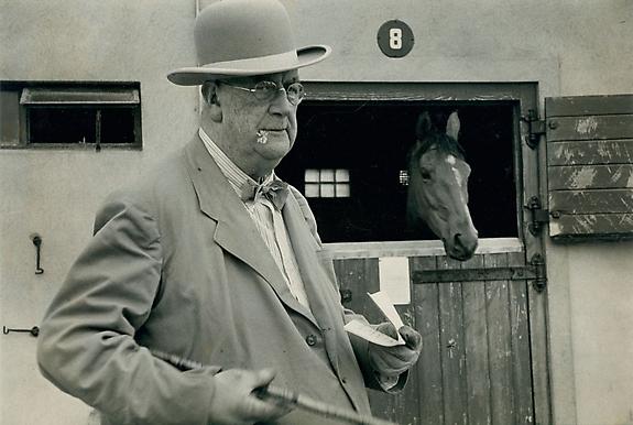 At Curragh Racecourse, near Dublin, Ireland, 1955
