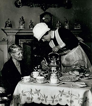 Parlourmaid Serving Tea, Mayfair, 1936