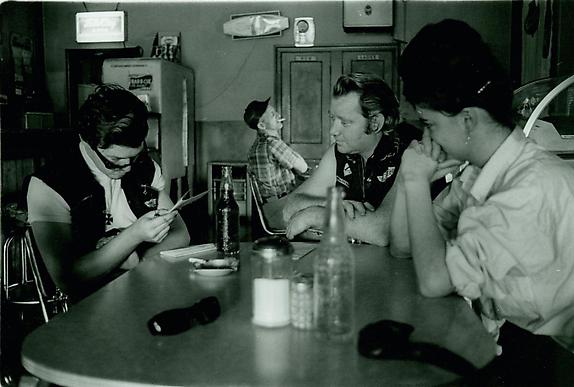 The Clubhouse of the Louisville Outlaws, Louisville, KY, 1966