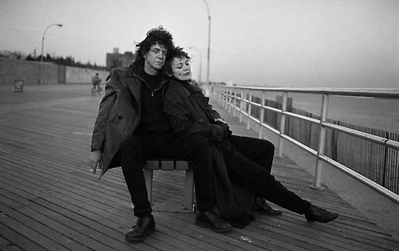 Lou Reed and Laurie Anderson, Coney Island, New York, 1995