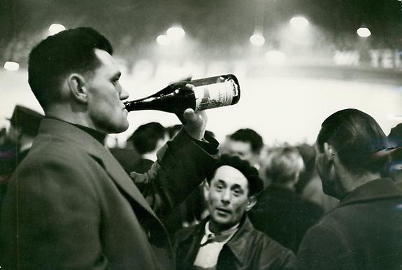 At the Vélodrome d'Hiver, Paris, 1957