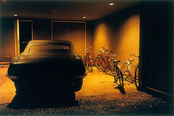 William Eggleston
Untitled (car & bikes in garage), Memphis, TN, 1970