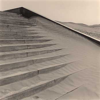 Cemetary Steps, Dunhuang, 2001