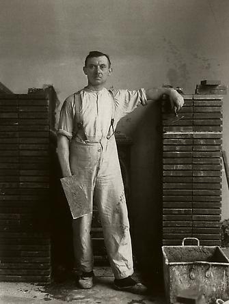 August Sander 
Master Mason, Cologne, c. 1932
© SK-Stiftung Kultur – August Sander Archiv VG-Bild Kunst, Bonn
