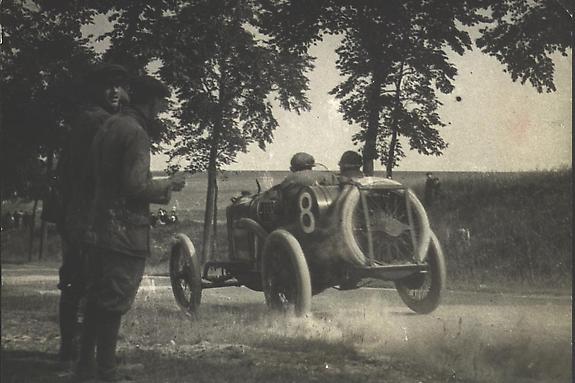 Boillot Driving a Peugeot, Grand Prix ACF, 12 July 1913 [#22A]