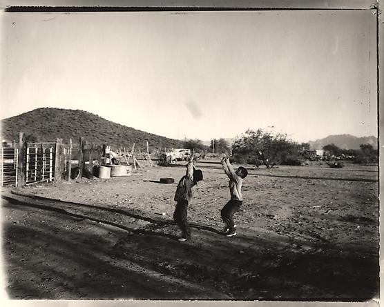 Catching a Football, near Sells, Arizona, 1997
