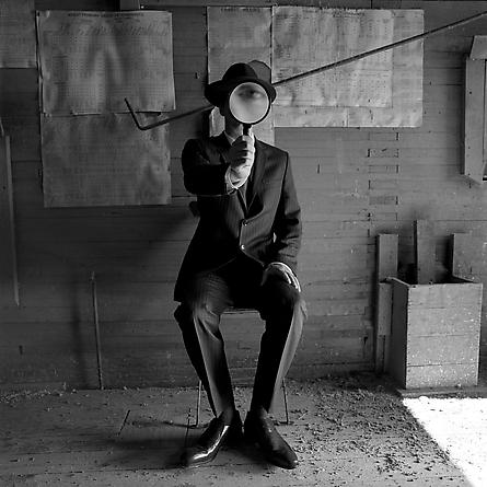 Collin with Magnifying Glass, Alberta, Canada, 2004