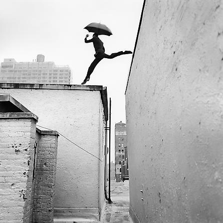 Reed Leaping Over Rooftop, New York, New York, 2007