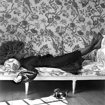 Daniella Lying on Setee, Paris, France, 2004
