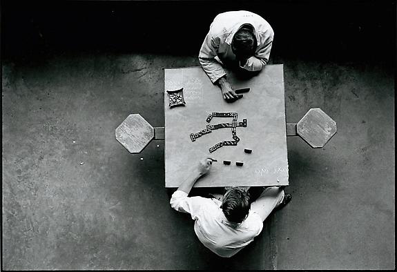 Cell block table, The Walls, 1967