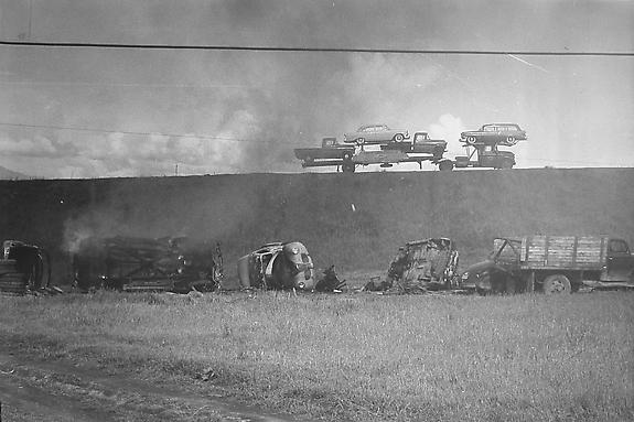 US Highway #40, California, 1956