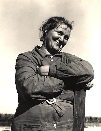 Woman in igratory Labor Camp, California, 1938