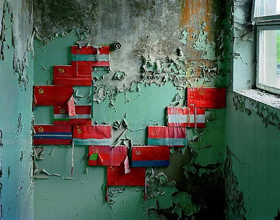 Stairwell in School #5, Pripyat, 2001