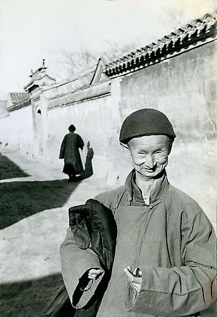 A eunuch of the imperial court of the last dynasty, Peking, 1949