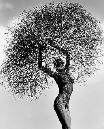 Neith with Tumbleweed, Paradise Cove, 1986