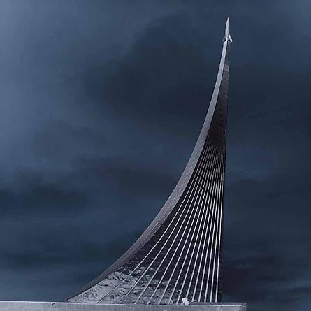 Monument to the Conquerors of Space of the VDNKh (1964), Exhibition Center, Moscow, Russia, 2003 [#14]