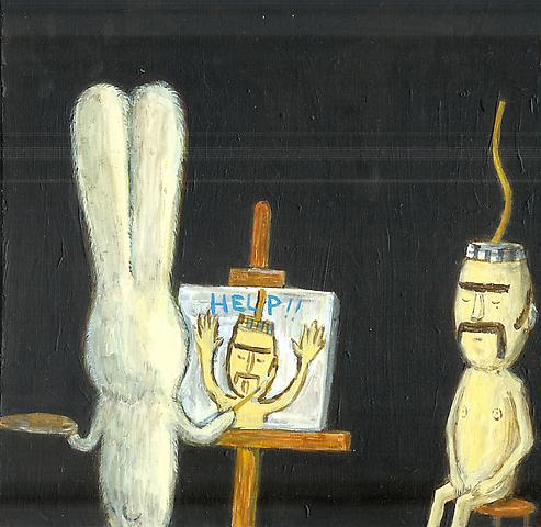 A true artist reveals an essence of things
Acrylic on board
23.5 x 23 cm
2009