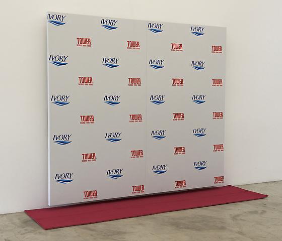 ELIJAH BLUE 
Ivory Tower, 2010 
Acrylic on canvas on panel with carpet 
84 x 96 inches (not including carpet)