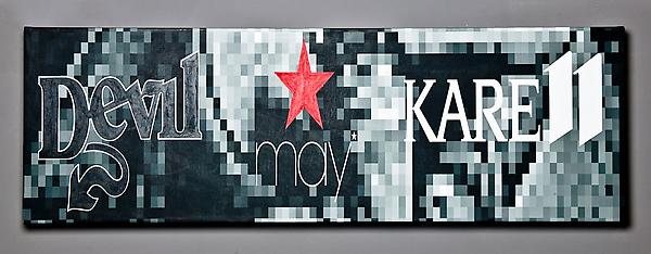 Elijah Blue
Devil-May-Care (Legend), 2010
Acrylic on canvas
13 x 40 inches