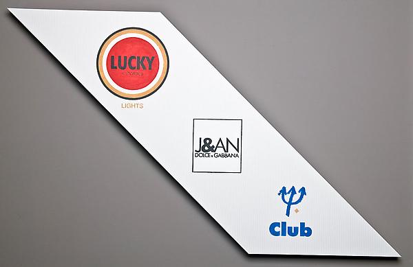 Elijah Blue
Lucky-Gene Club (Parallelogram Legend), 2010
Acrylic on canvas
36 x 18 inches
