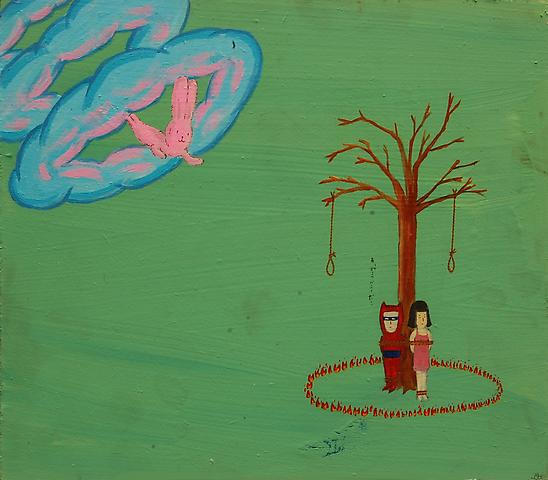 Superbunny is always pink
Acrylic on board
27.3 x 31 cm
2008