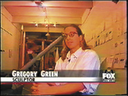 Gregory Green - News broadcast on the gallery arrest