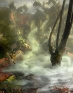 Kim Keever - Waterfall 104f