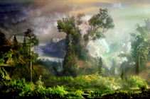 Kim Keever - West 91