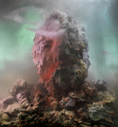 Kim Keever - Eroded Man 64b