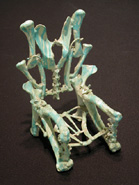 Eugene Von Bruenchenhein - Blue Bone Chair