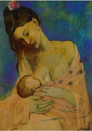 Blessed are the Merciful - The 2 Marys (Picasso, Raphael)