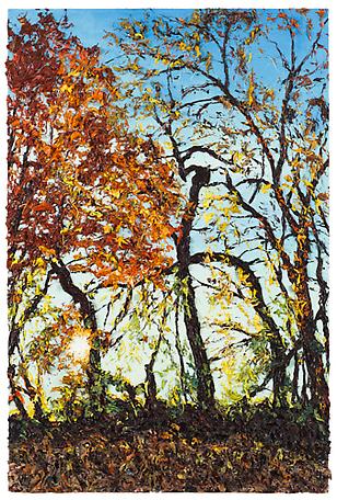 Twisting Trees
2007
oil on wood panel
91.5 x 61 cm