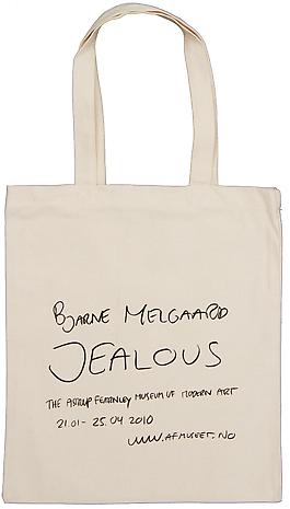 BJARNE MELGAARD - TOTE BAG

Made for the 2010 Jealous show at Astrup Fearnley Museum in Oslo, Norway
42 x 37 cm