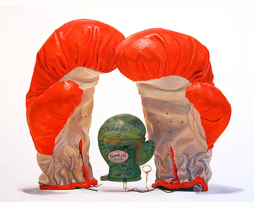 Boxing gloves
2000
oil on canvas
153 x1 90 cm