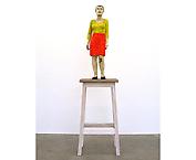 Woman (yellow/orange)
2003
painted poplar wood
h: 242 cm