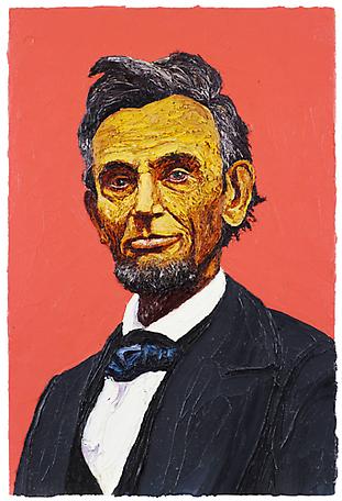 Lincoln, Monday aprilio, 1865
2008
oil on wood panel
91.5 x 61 cm
