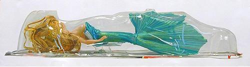 Mermaid
2000
oil on canvas
61 x 249 cm