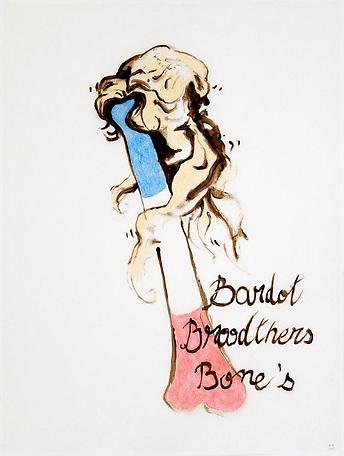 Bardot
2012
vax on paper
57 x 43 cm