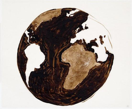 Earth
2012
vax on paper
53 x 45 cm