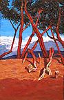 Kiawe Trees on Maui Beach
2011
oil on board
86 x 55 cm