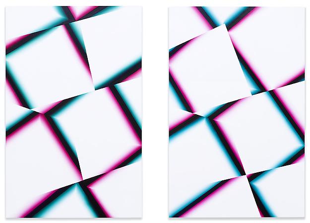 Jussi Niva 
Frontiers, Crystal 
2012
oil on board
190 x 220 cm, two panels