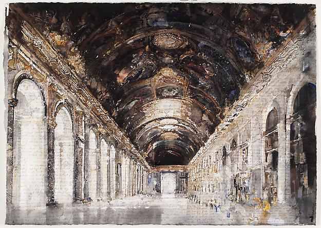 Spegelsal (Hall of mirrors)
2010
watercolour on paper
105 x 153 cm