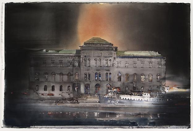 Nationalmuseum
2010
watercolour on paper