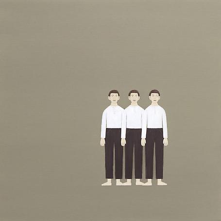 Tre pojkar
2011
oil on panel
36 x 36 cm