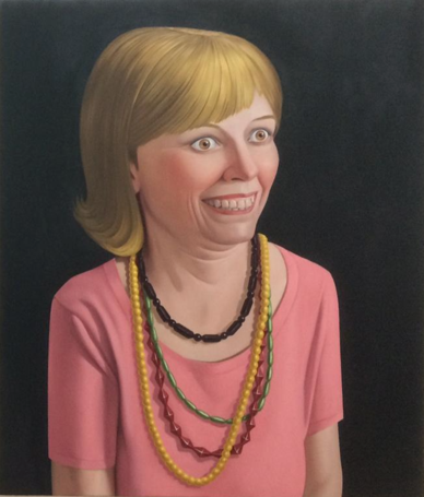 Dekorerad kvinna II
2015
oil on canvas
80 x 72 cm