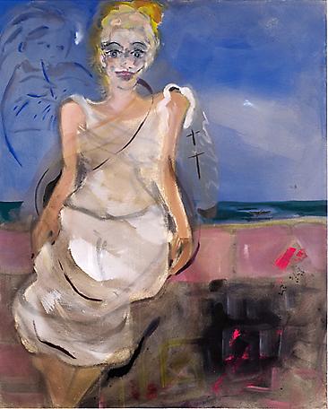 Writing about a lady between Zenith and Nadin
2010
acrylic on canvas
165 x 132 cm