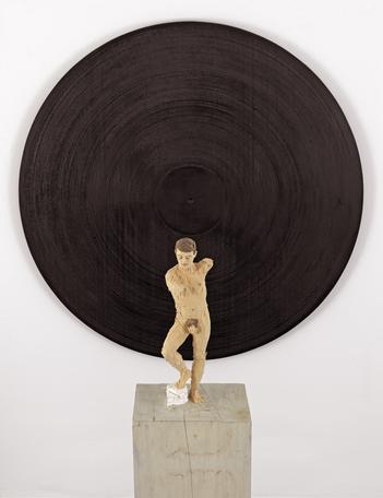 Diskus (detail)
2015
painted wood
170 x 156 cm